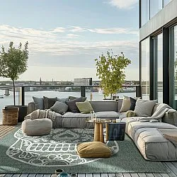 Indoor/Outdoor rug - Raylan (green)
