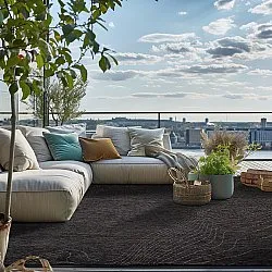 Indoor/Outdoor rug - Zelmare (black)