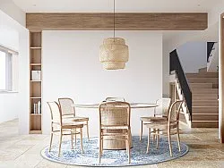 Round rug - Valeria (blue)