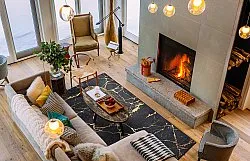 Wilton rug - Vieste (black/gold)