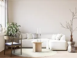 Round rug - Dhurry (white)