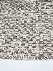 Round rug - Jenim (grey/white)
