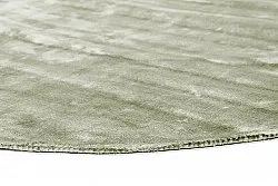 Oval viscose rug - Jodhpur Special Luxury Edition (green)