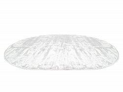 Oval viscose rug - Jodhpur Special Luxury Edition (offwhite)
