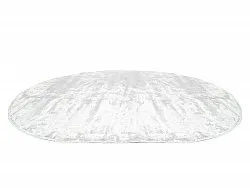 Oval viscose rug - Jodhpur Special Luxury Edition (offwhite)