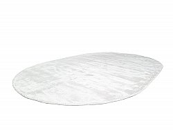 Oval viscose rug - Jodhpur Special Luxury Edition (offwhite)