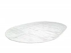 Oval viscose rug - Jodhpur Special Luxury Edition (offwhite)
