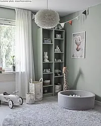 Round rugs - Cosy (silver)
