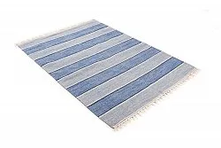 Rag rug - Julia (blue)