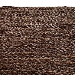 Round jute rug - Amasia (brown)