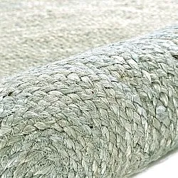 Round jute rug - Amasia (grey)