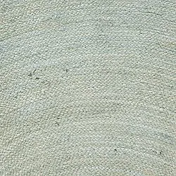 Round jute rug - Amasia (grey)