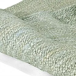Round jute rug - Amasia (grey)