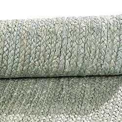 Round jute rug - Amasia (grey)