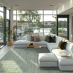 Jute rug - Amasia (grey)