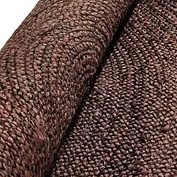 Round jute rug - Amasia (coffee)