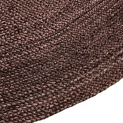 Round jute rug - Amasia (coffee)