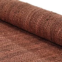 Jute rug - Amasia (chestnut)