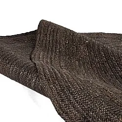 Round jute rug - Amasia (dark taupe)