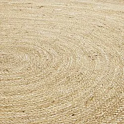 Round jute rug - Amasia (nature)