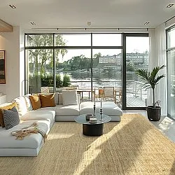 Jute rug - Amasia (nature)