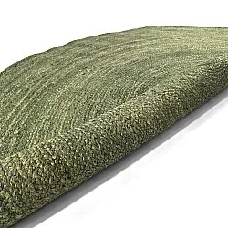 Round jute rug - Amasia (olive)