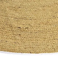 Round jute rug - Amasia (orange)