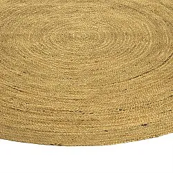 Round jute rug - Amasia (orange)
