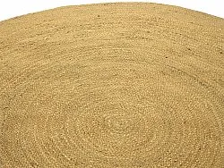 Round jute rug - Amasia (orange)