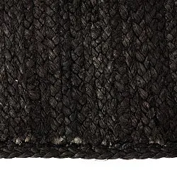 Jute rug - Amasia (black)