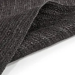Jute rug - Amasia (black)