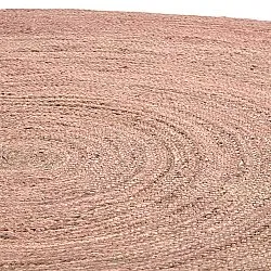 Round jute rug - Amasia (tan)