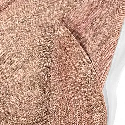 Round jute rug - Amasia (tan)