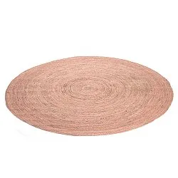 Round jute rug - Amasia (tan)