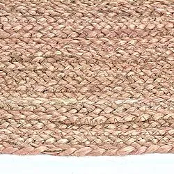 Round jute rug - Amasia (tan)