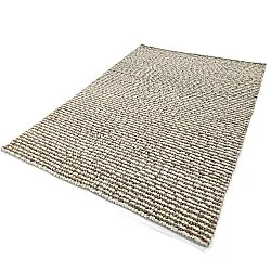 Jute rug - Bally Jute/wool Bubble (natural/white)