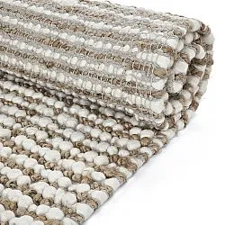 Jute rug - Bally Jute/wool Bubble (natural/white)