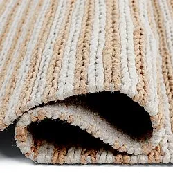 Jute rug - Howrah Braided Jute (natural/white)