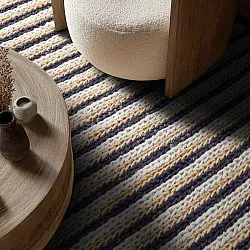 Jute rug - Howrah Braided Jute (natural/white/black)