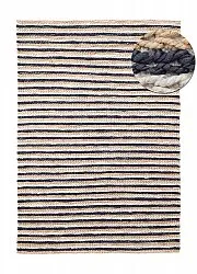 Jute rug - Howrah Braided Jute (natural/white/black)