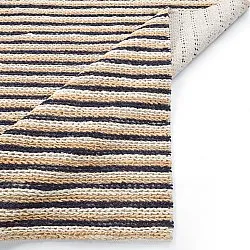 Jute rug - Howrah Braided Jute (natural/white/black)