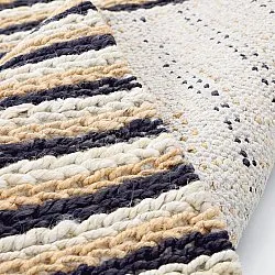Jute rug - Howrah Braided Jute (natural/white/black)