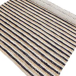 Jute rug - Howrah Braided Jute (natural/white/black)