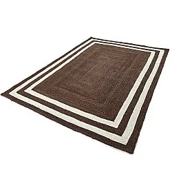 Jute rug - Jessore (brown/white)