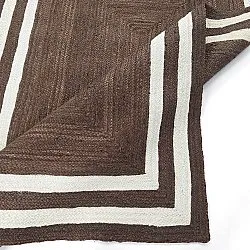 Jute rug - Jessore (brown/white)