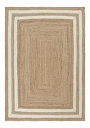 Jute rug - Jessore (natural/white)