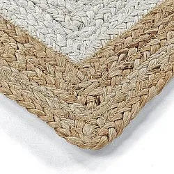 Jute rug - Jessore (natural/white)