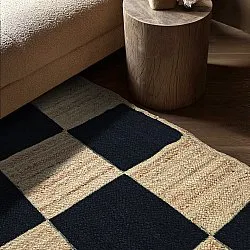 Jute rug - Khulna (natural/black)