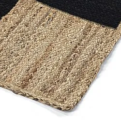 Jute rug - Khulna (natural/black)
