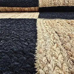 Jute rug - Khulna (natural/black)